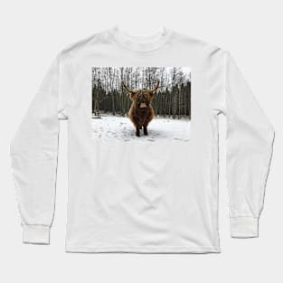 Scottish Highland Cattle Cow 2250 Long Sleeve T-Shirt